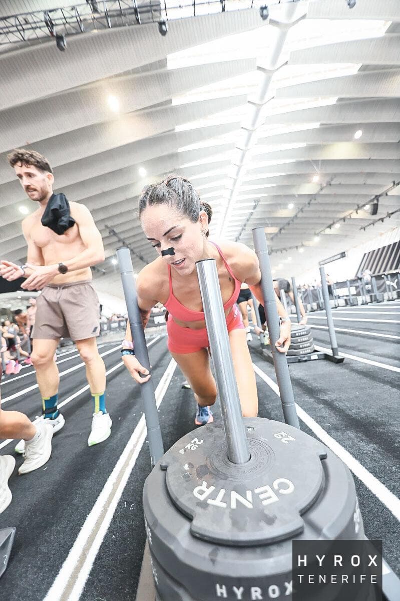 Sled Push au HYROX Ténérife — BlackBOX, club officiel